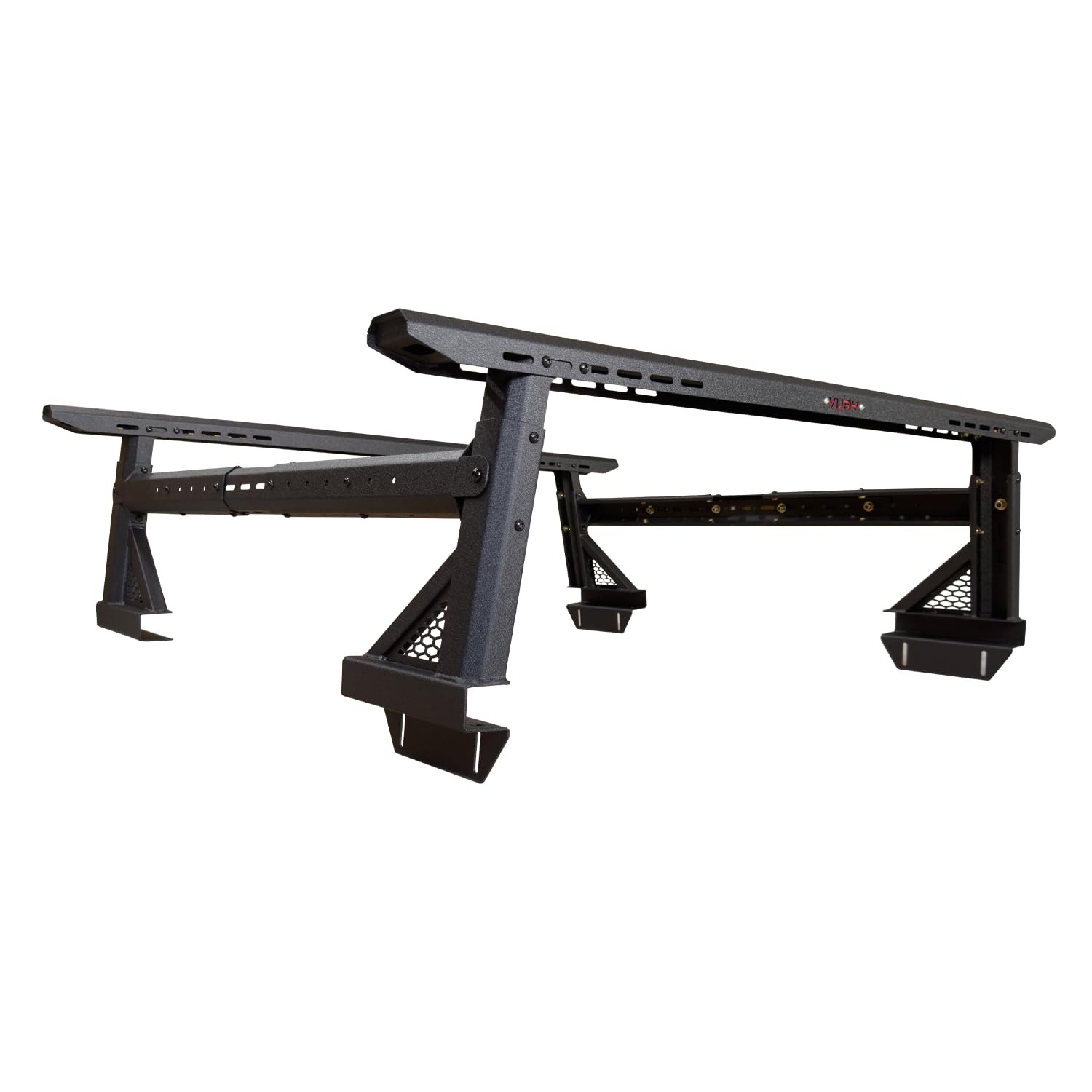 Universal Heavy Duty fruck Bed Rack - Adjustable Height Extendable Aluminum