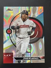 2023 Topps Finest #44 José Ramírez Lava #/100