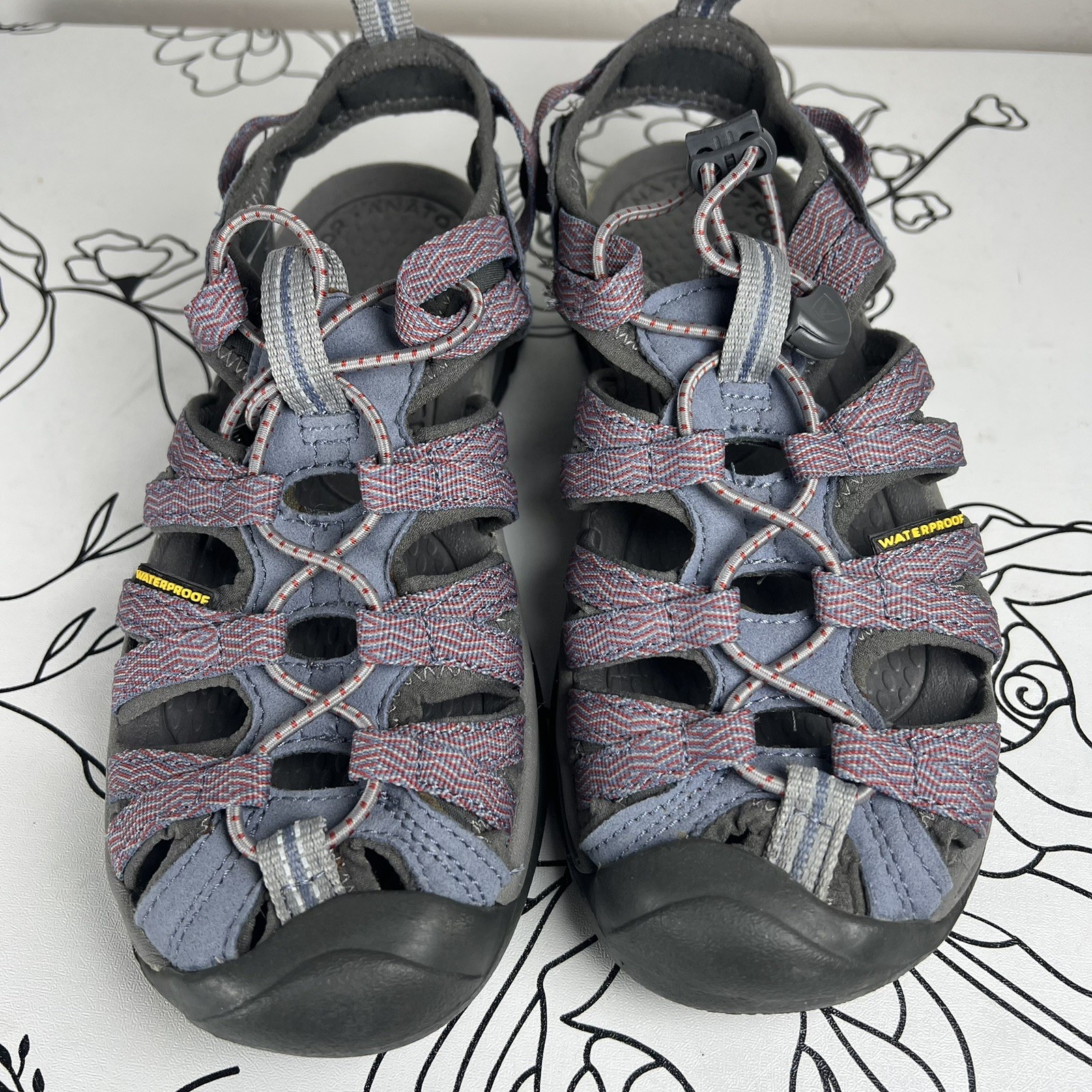 Keen sandalo sportivo donna Whisper punta chiusa taglia 6 blu