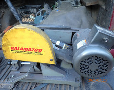 KALAMAZOO INDUSTRIES K-10 ABRASIVE CUTOFF METAL CHOP SAW W/ 1 PHASE BALDOR MOTOR