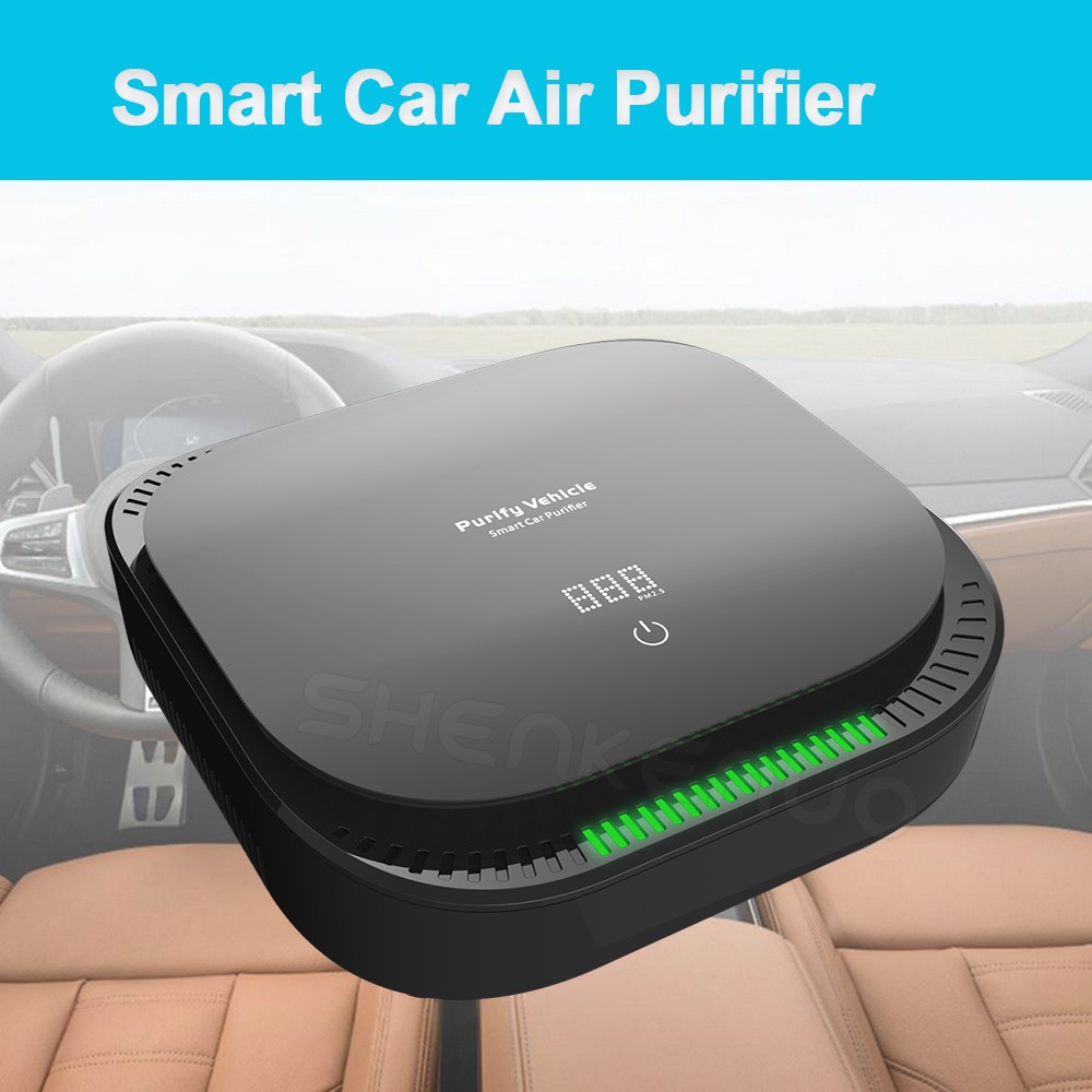 HEPA Smart Car Air Purifier Air Cleaner for Allergies Smoke Mold Odor Dust