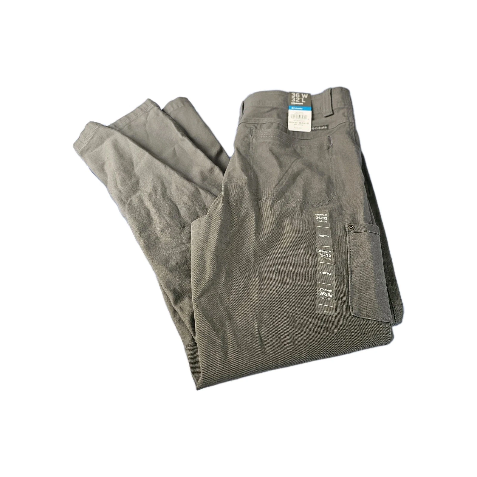 COLUMBIA Deschutes River Pant AX0451 Mountain Hunt Hike Work 36Wx32 Gray New