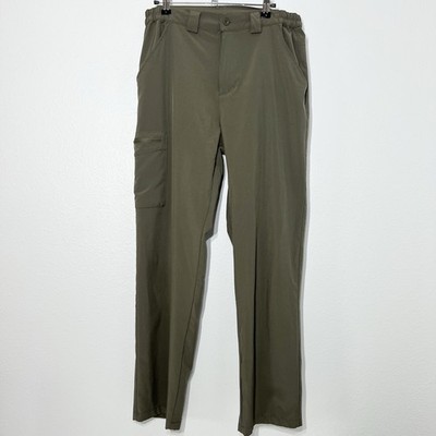 Mountain Warehouse Pants Mens 30 Green Stride Short Trousers Lightweight Stretch