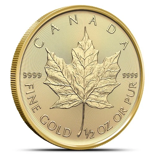 Photo of a 2026 Canadian Gold Maple Leaf 1/2 oz from an eBay listing that sold on Jul 17, 2026