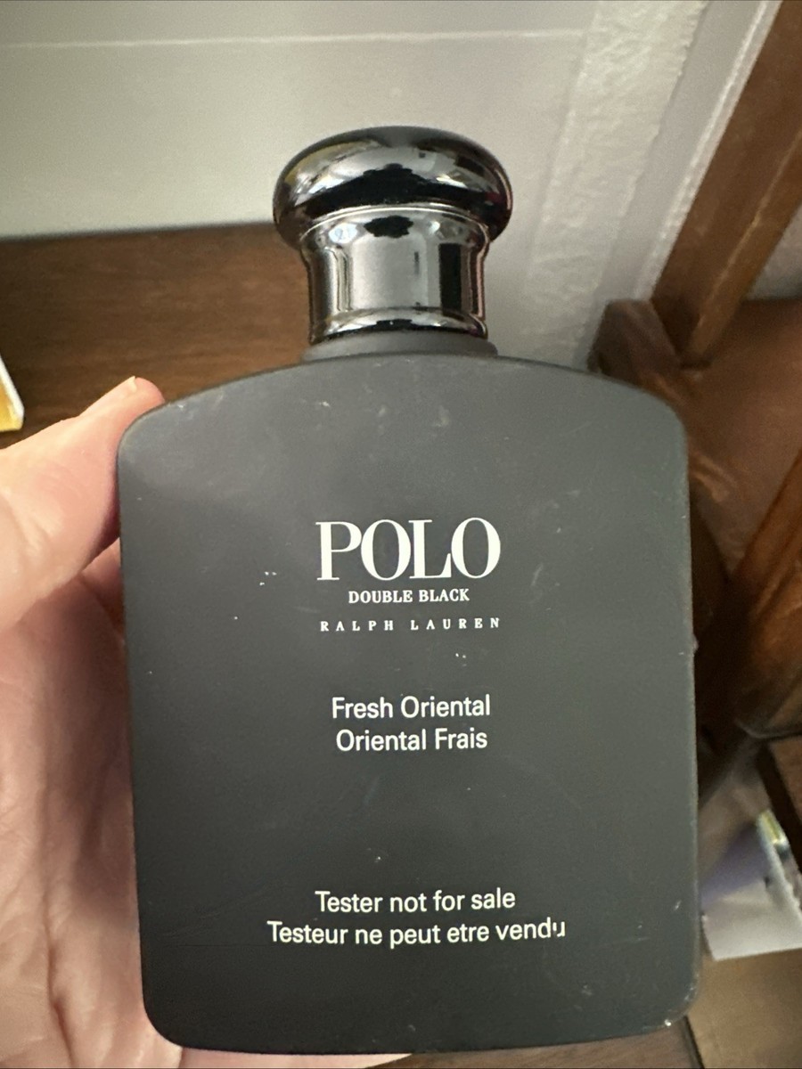 POLO DOUBLE BLACK RALPH LAUREN 4.2 125 Ml EDT Spray RARE