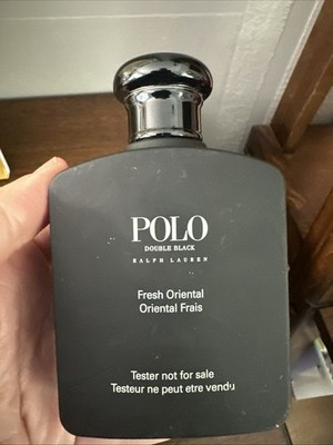 POLO DOUBLE BLACK RALPH LAUREN 4.2 125 Ml EDT Spray RARE