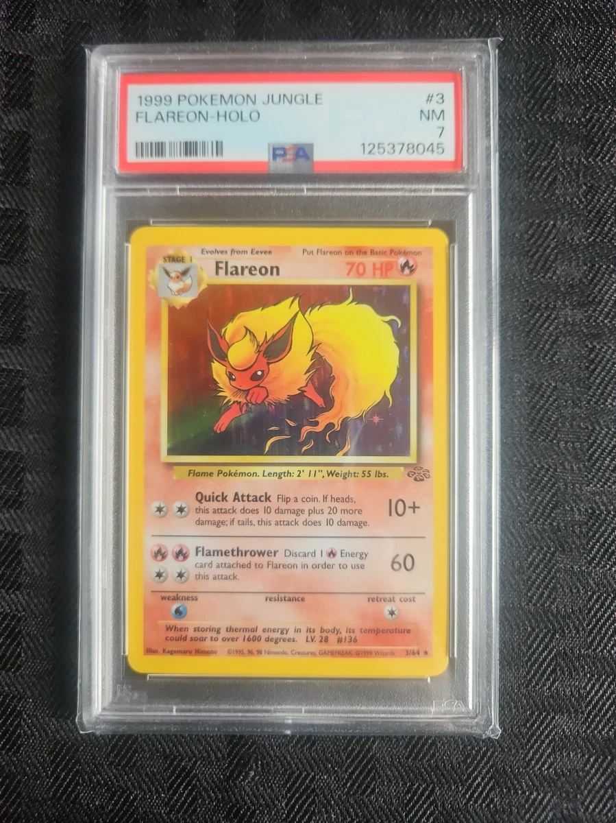25+ Flareon Pokémon TCG Jungle Individual Collectible Card Game