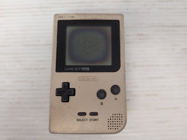 AS IS-Game Boy Pocket Console (MGB-001 / Gold) GameBoy JP GAME. 9000025696463