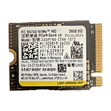 Western Digital 256GB/M.2/2230 NVMe PCIe | 1 YR WARRENTY | OEM | Steam Deck SSD