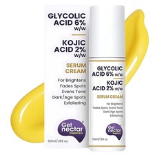 6 Glycolic  2 Kojic Acid Serum Cream Reduce Pigmentation, Acne Scars 50ml P04