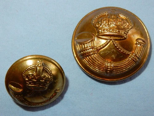 FINE WW1 ERA DLI DURHAM LIGHT INFANTRY BRITISH MILITARY BUTTONS