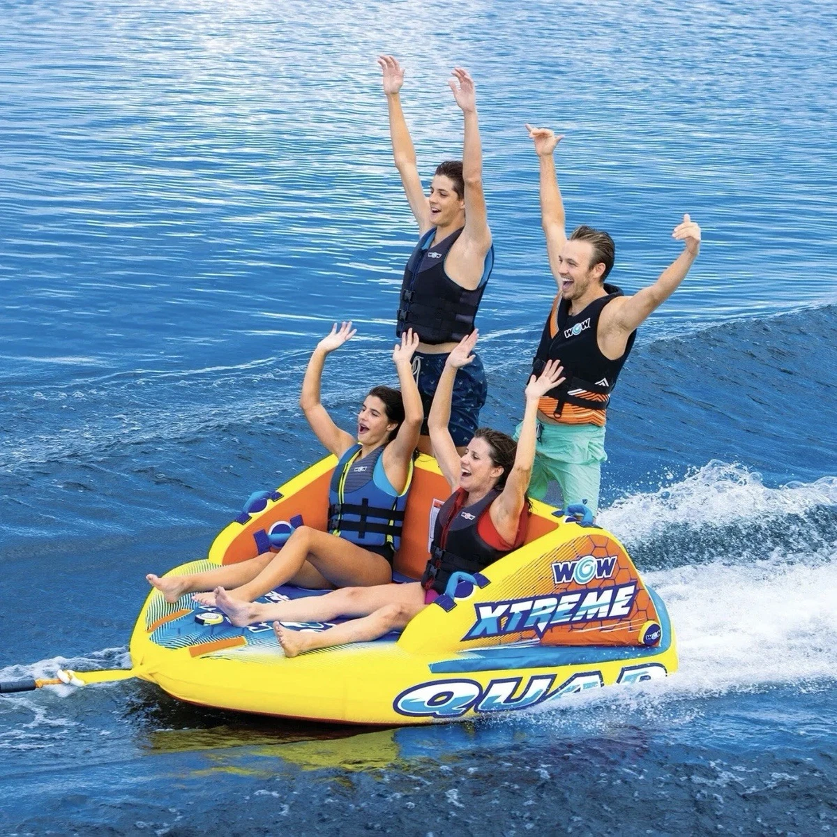 WOW Watersports – Gommonotto Da Traino Per 2 Persone (20-1040): Design Sicuro, Stabile E Divertimento Assicurato Per Tutti!