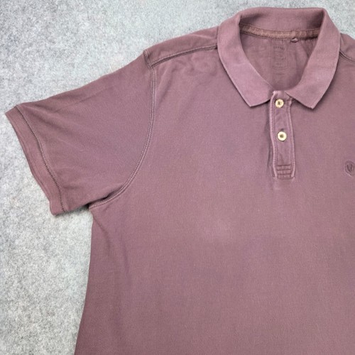 Fat Face Men's Short Sleeve Polo Shirt Mulberry Purple Size XL G14-23 - Picture 2 of 18