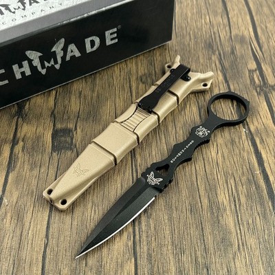 Benchmade SOCP Dagger 176BKSN Fixed Blade Coated Finish Sand Sheath
