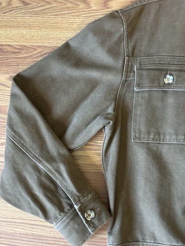 VTG 90’s Guess Jeans Men’s Brown Denim Button Up Jacket Made In USA - Picture 4 of 23