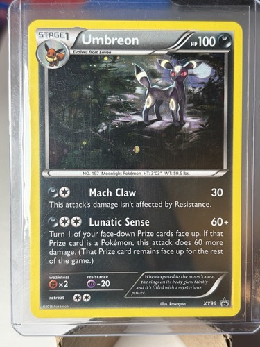 2016 Pokemon Umbreon XY96 XY Black Star Promo Holo