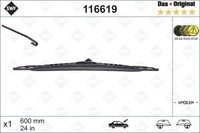 SWF Wischblatt 116619 FüR BMW MERCEDES-BENZ Opel Peugeot Renault Saab Volvo
