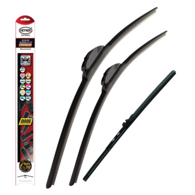 Fits VW Polo 2016-2024 Heyner Super Flat Premium Wiper Blades HSF26''18''11''G