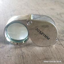 Triplet jeweler's loupe vintage bausch lomb coddington pocket eye magnifier dual