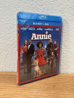 Annie (Blu-Ray + DVD, 2014) Jamie Foxx Quvenzhané Wallis Cameron Diaz Rose Byrne