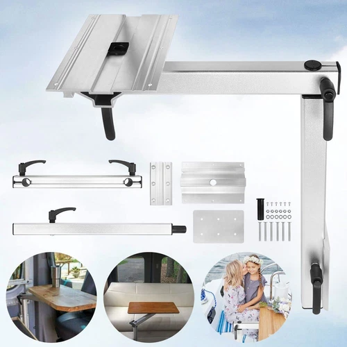 Tischgestell Klapptisch Bootstisch Tisch 360° Drehbare BOOT Wohnmobil Camper RV  - Bild 5 von 12