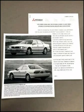 1994 Mitsubishi Diamante Factory Original Photo and Press Release Brochure