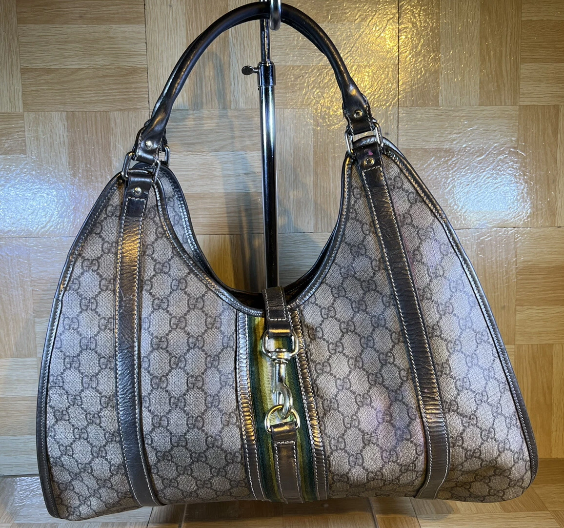 gucci jackie crystal bag