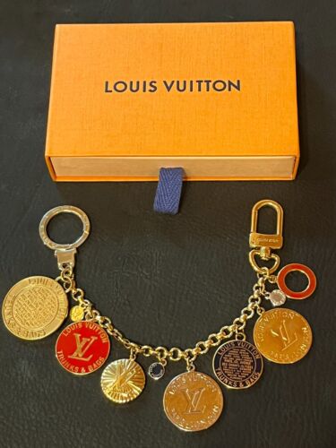 LOUIS VUITTON Bag charm Key chain ring holder AUTH TRUNKS &BAGS  M60071  245 - Picture 1 of 17