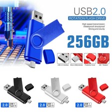 USB 2.0 Flash Drive 256GB High Speed Storage Memory Stick U Disk Pen drive