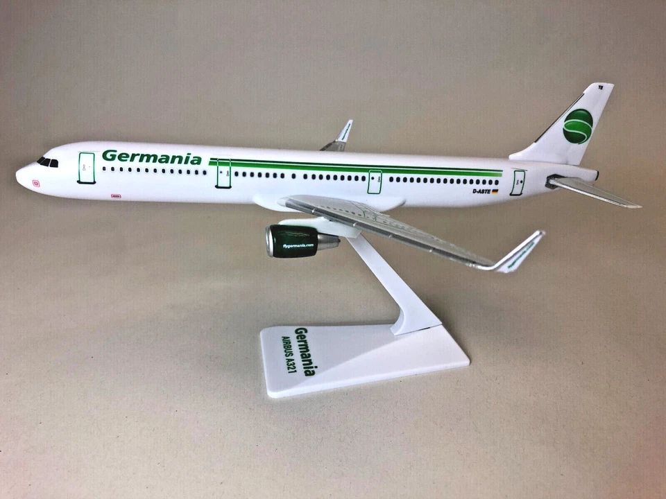 GERMANIA Airline 1:200 Airbus A321 D-ASTE Premier Modell OVP *NEU*