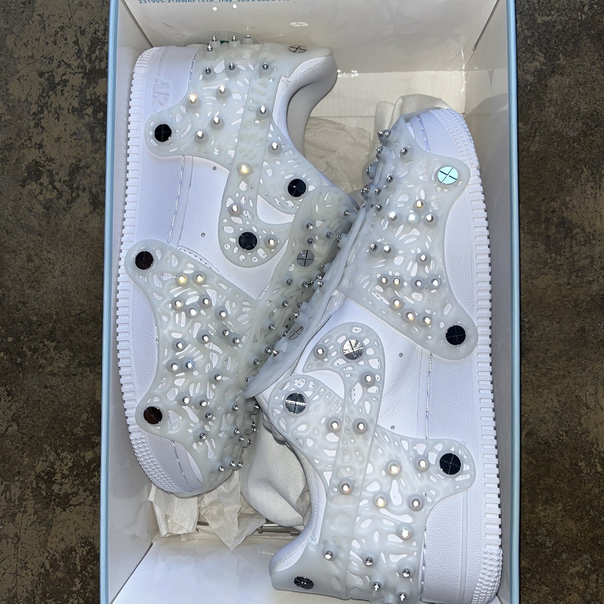 Nike Swarovski x Air Force 1 LXX 'White' CV7668-100 Women7.5 Rep