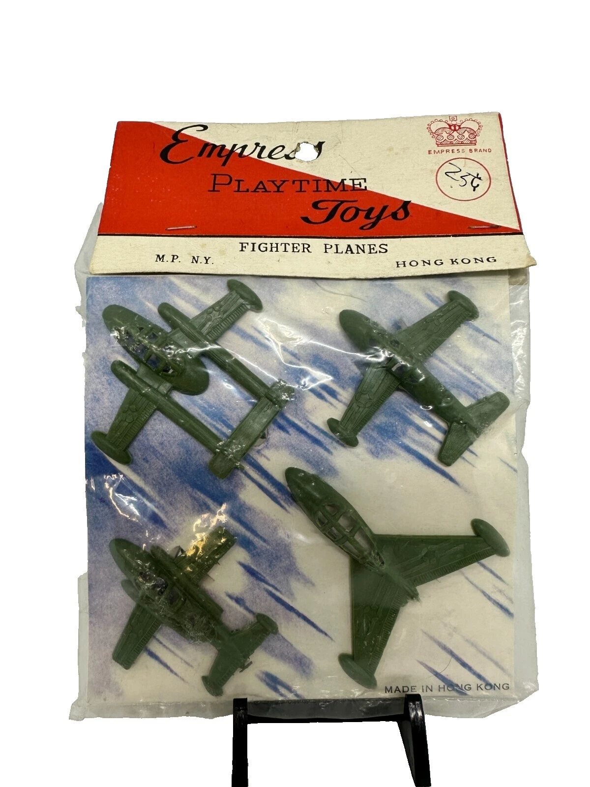 Vintage Manufacture Plastic Diecast Military Airplanes