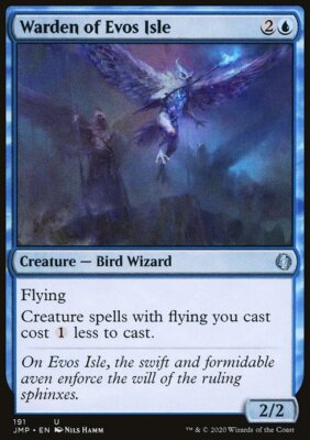 MTG Magic the Gathering Warden of Evos Isle (191/496) Jumpstart LP