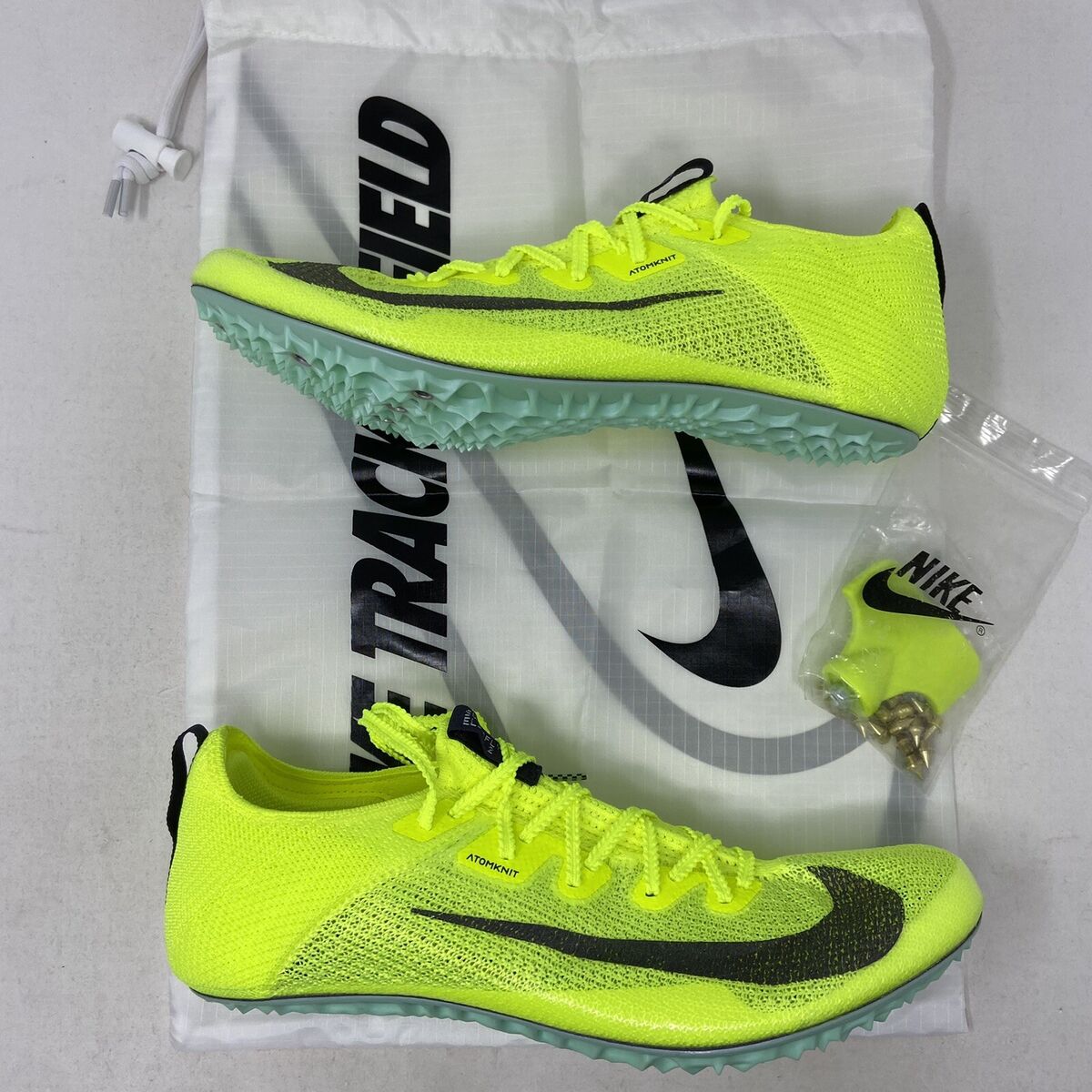 Nike Zoom Superfly 2 Volt Green Mint Track Spikes DR9923-700 Mens 10.5 | eBay