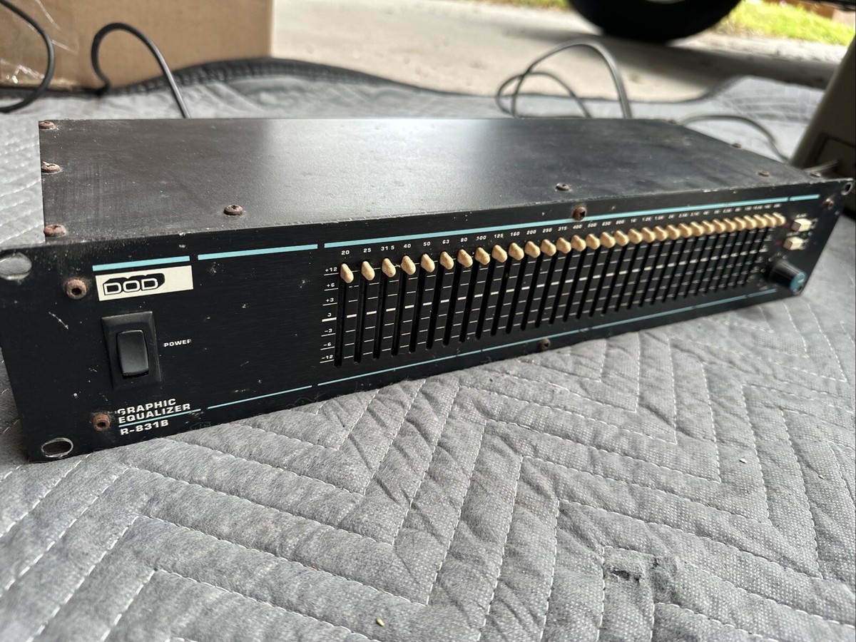 DOD R-831B , Dual 31 Band EQ Rack Mount Graphic Equalizer | eBay