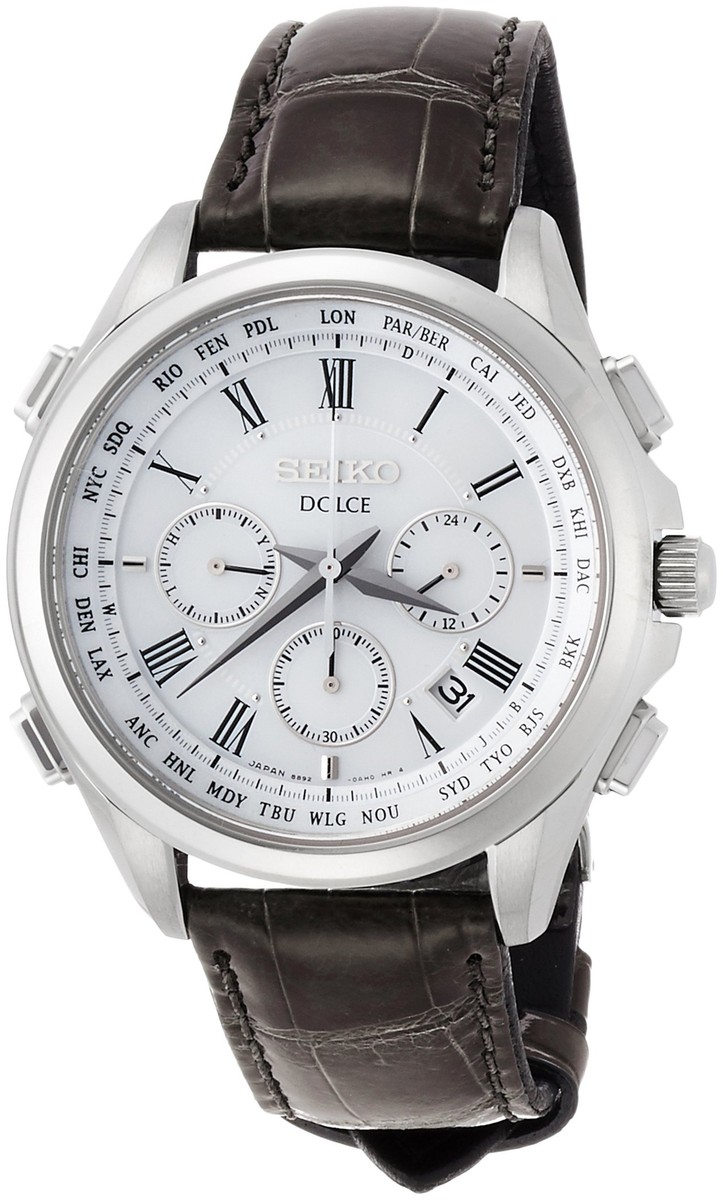 SEIKO DOLCE SADA039 Solar Radio Men's Watch Chronographgraph
