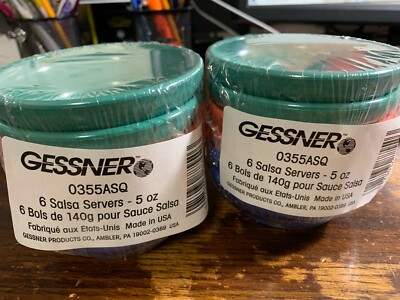 New Gessner Melamine (Case of 72) 5 oz Salsa Servers, Side Sauce, Salsa Dip Bowl