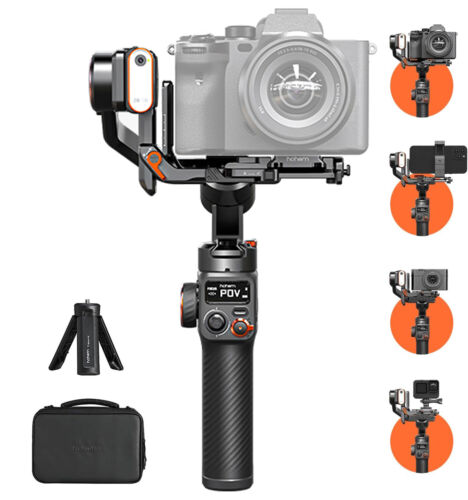 hohem iSteady MT2 Kit Camera Gimbal Stabilizer AI Vision Sensor Fill Light H0E7 - Afbeelding 1 van 12