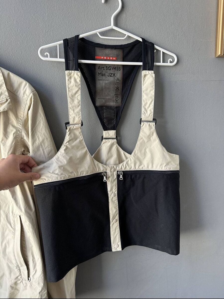 Prada Sport Early 2000s Mesh Utility Vest Archive Limited Prada Sport Early 2000s Mesh Utility Vest Archive Limited