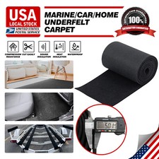 5MM Replacement Automotive Carpet Under-felt Boat Trailer Black 12"x13' Runner