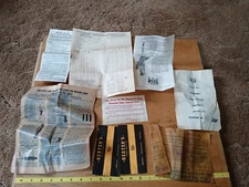 Lot of Herter's Miscellanous Paperwork - Used