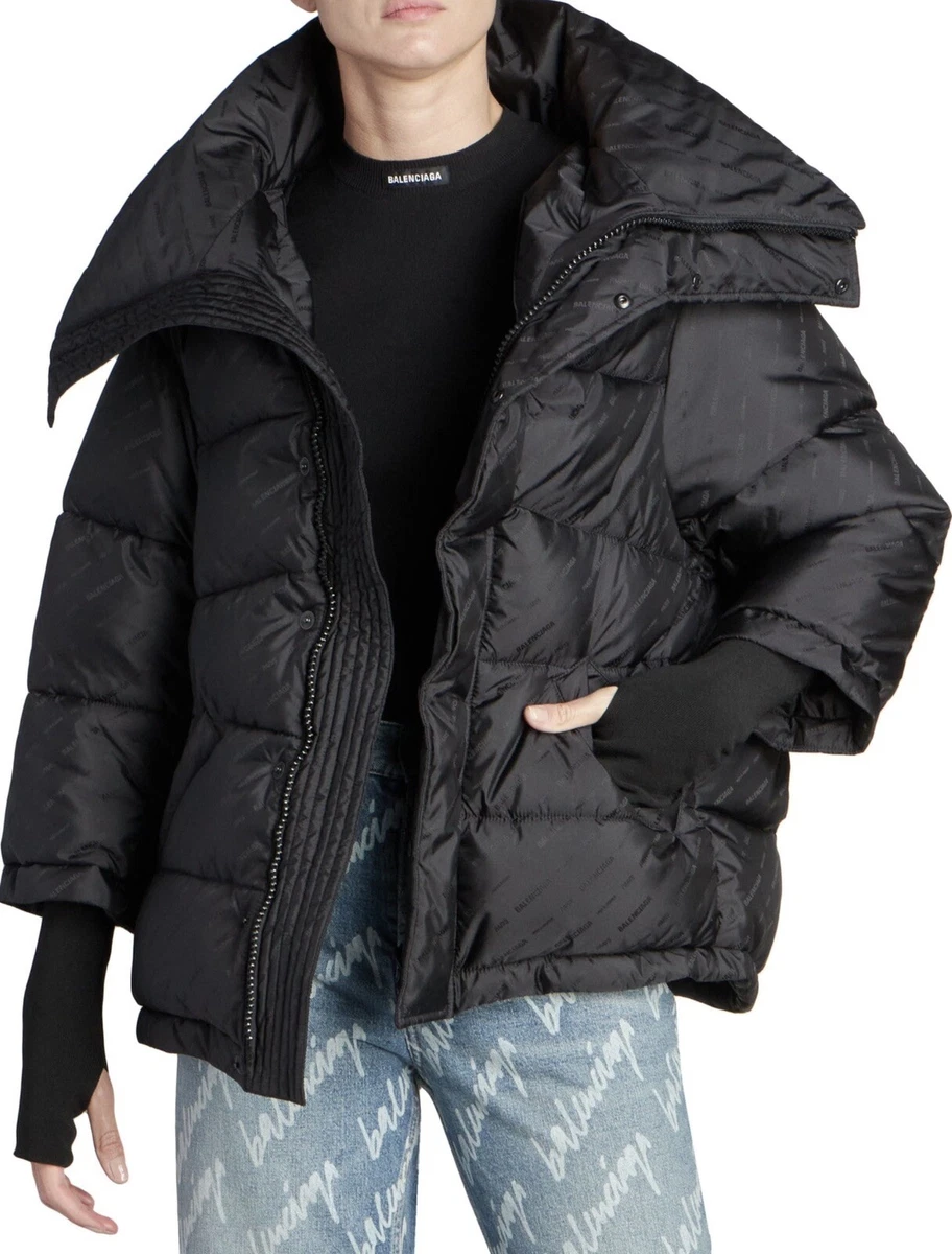 BALENCIAGA Oversized quilted shell jacket