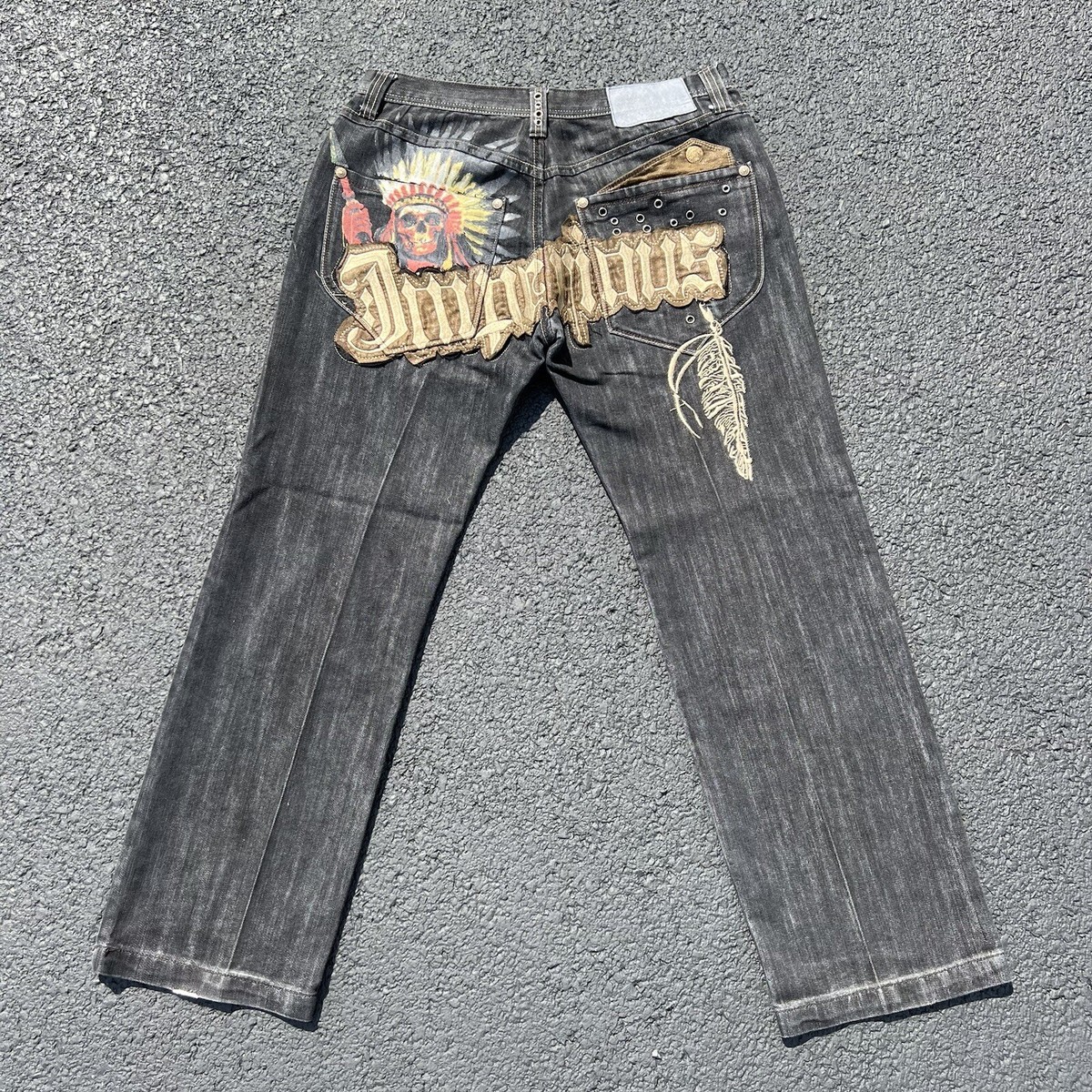 Vintage Y2K Delf Trading Imperious Baggy Embroidered Jeans Vintage Y2K Delf Trading Imperious Baggy Embroidered Jeans