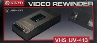 Brand Kinyo Uv-413 1-way Vhs Rewinder Brand Kinyo Uv-413 1-way Vhs Rewinder