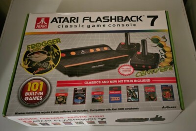 Atari Flashback 7 Classic Game Console - Black/Orange