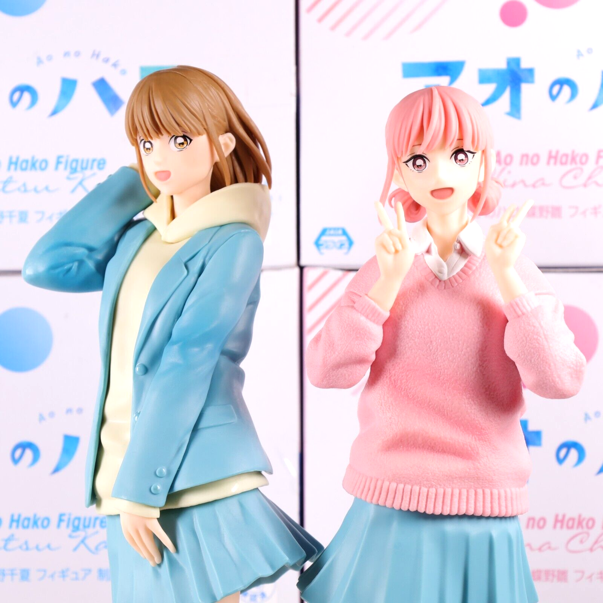 Blue Box Ao no Hako Chinatsu & Hina Figure set Banpresto Authentic
