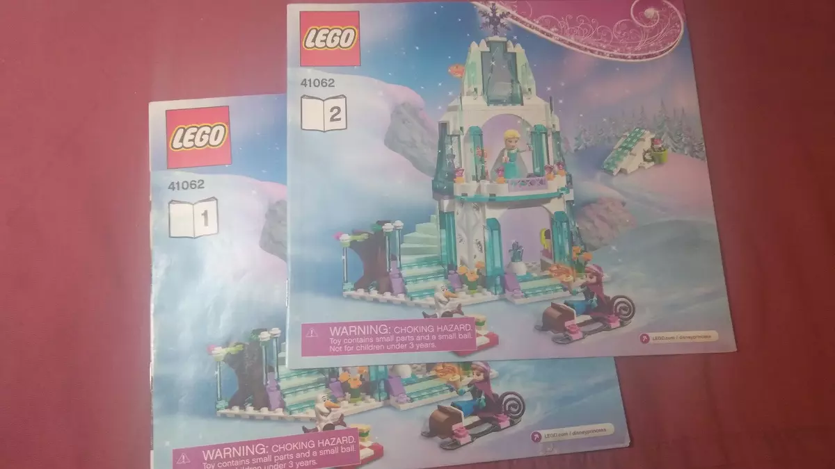 Forsøg software Bore LEGO Instruction Manual Only 41062 Elsa&#039;s Sparkling Castle Disney No  Bricks | eBay