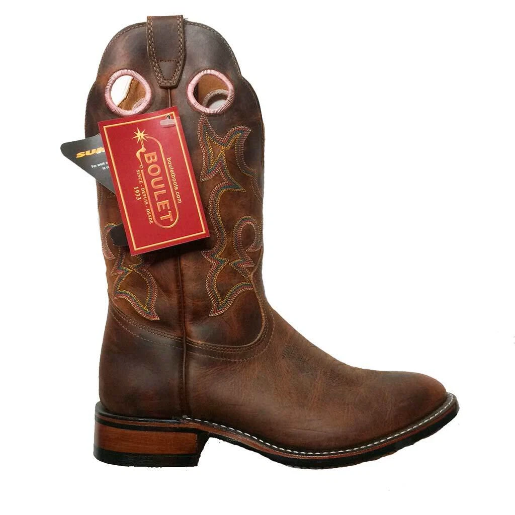 Bottes bout best sale rond
