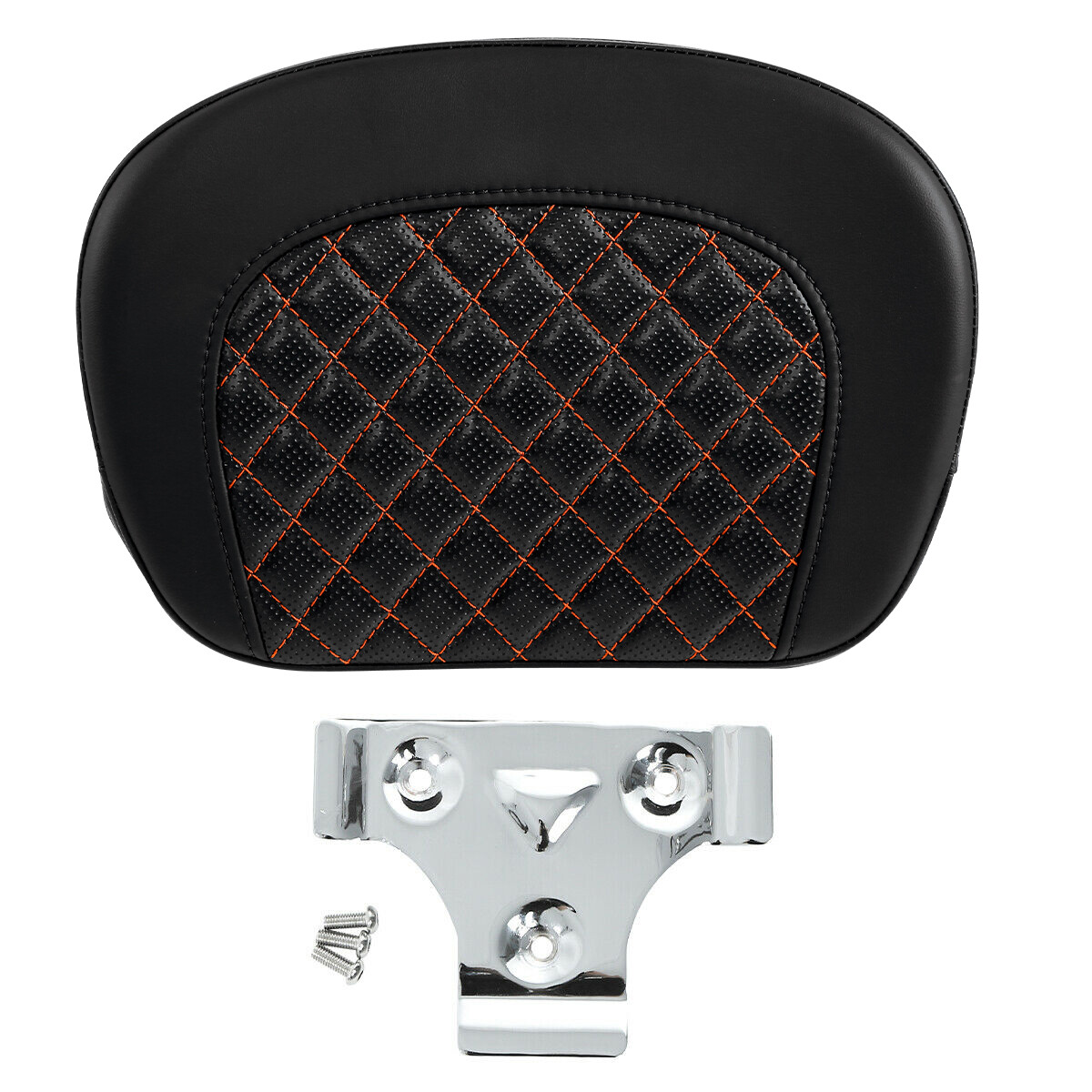 と Sissy Bar Passenger Backrest Pad Fit For Harley Electra Road