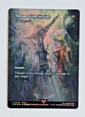 Magic The Gathering Final Fantasy Thrum of the Vestige Showcase Foil | eBay